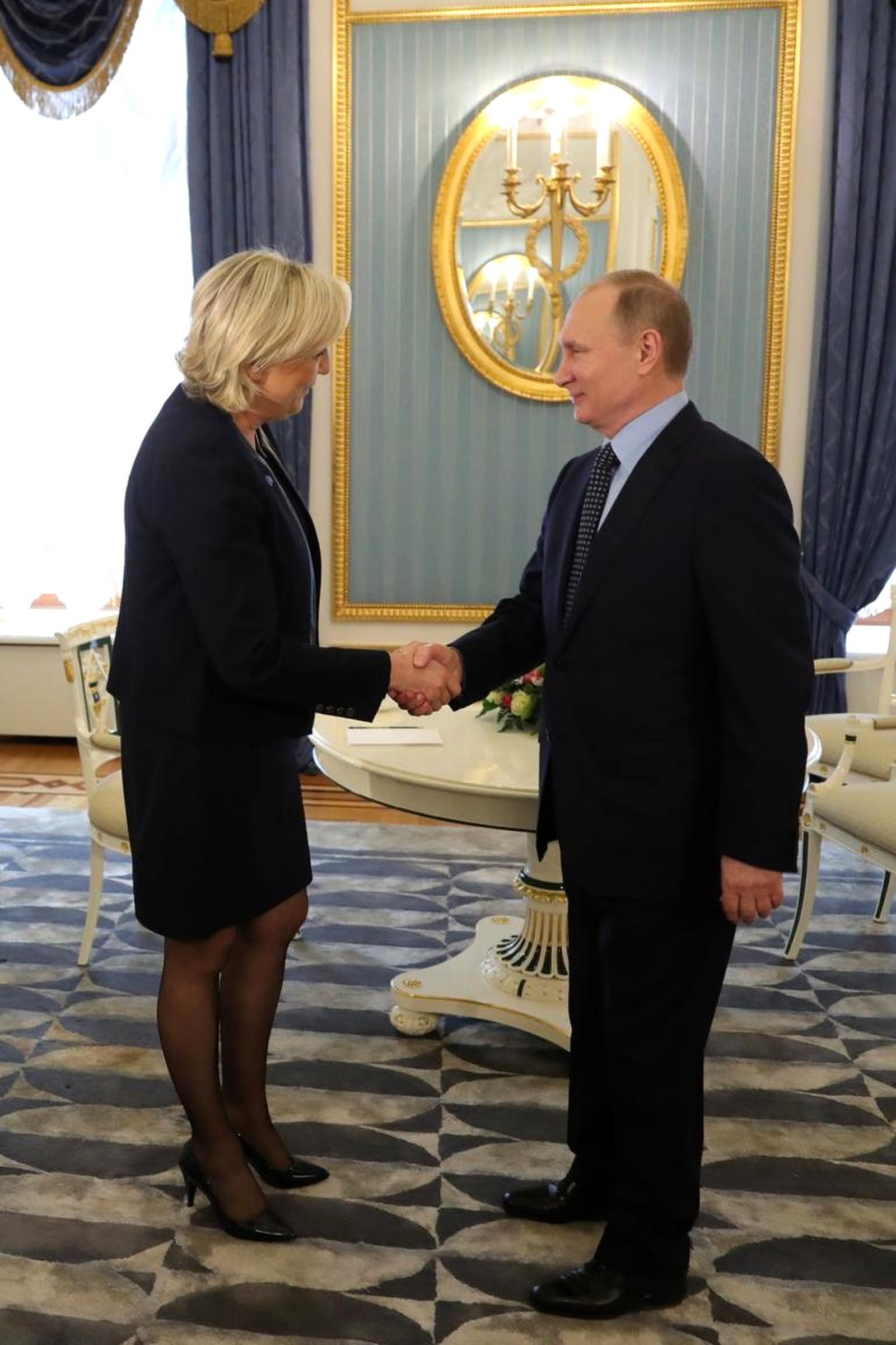Marine Le Pen and Putin