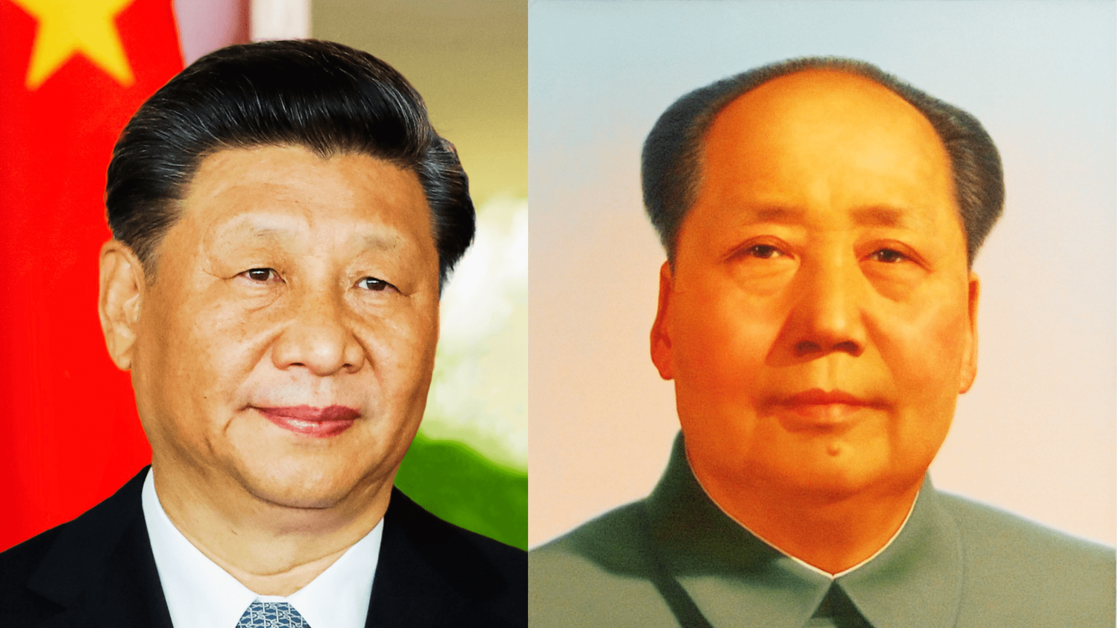 Xi Jingping and Mao Zedong