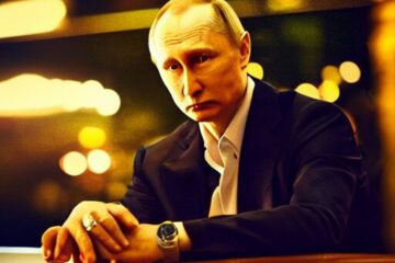 Vladimir Putin at a bar