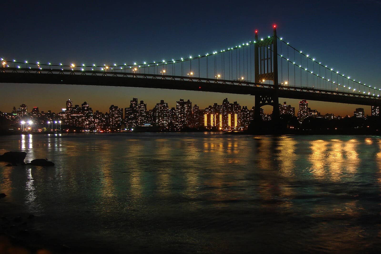 Triborough Bridge, NYC, as built by Robert Moses