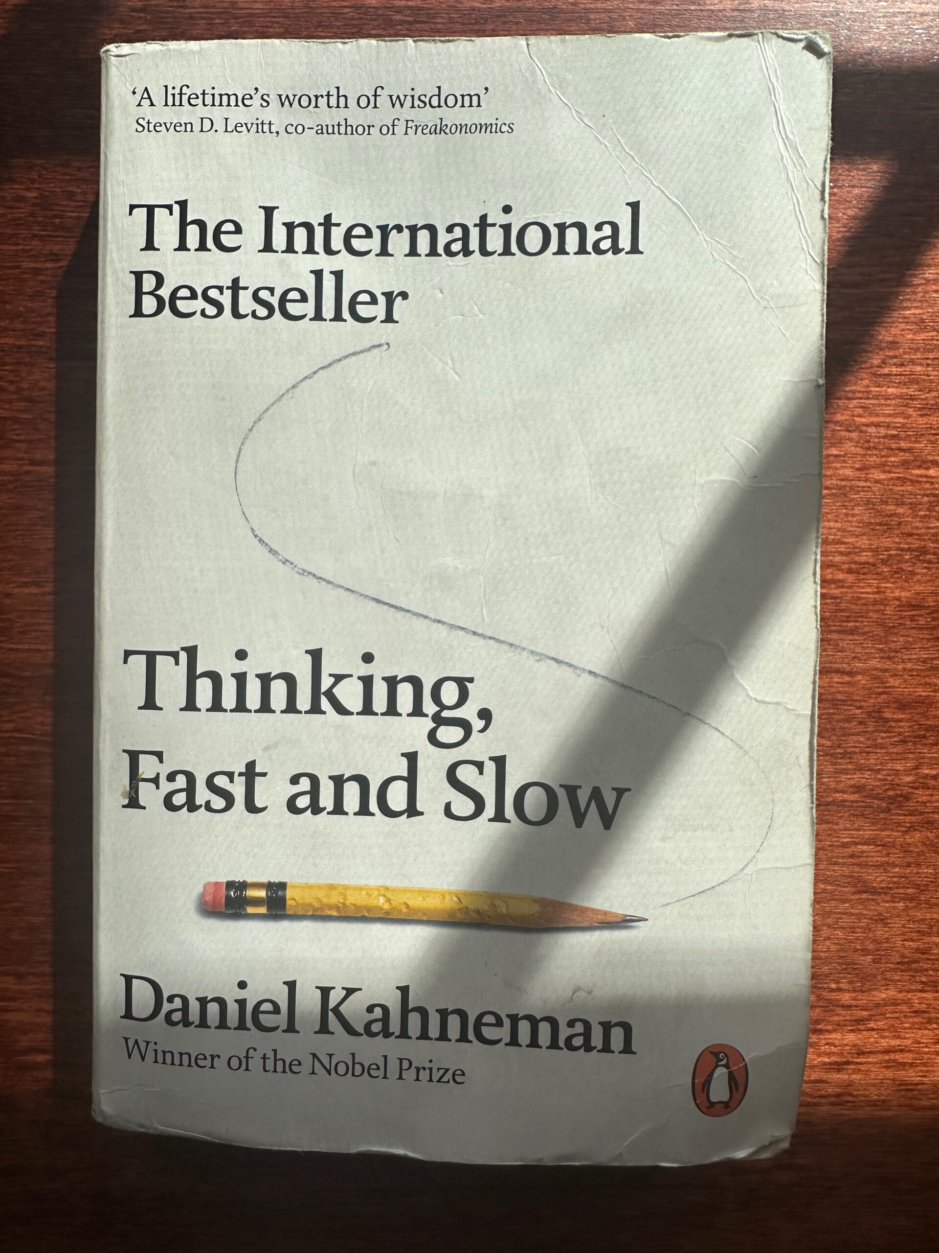 'Thinking, Fast and Slow' by Daniel Kahneman, the most helpful book I have ever read