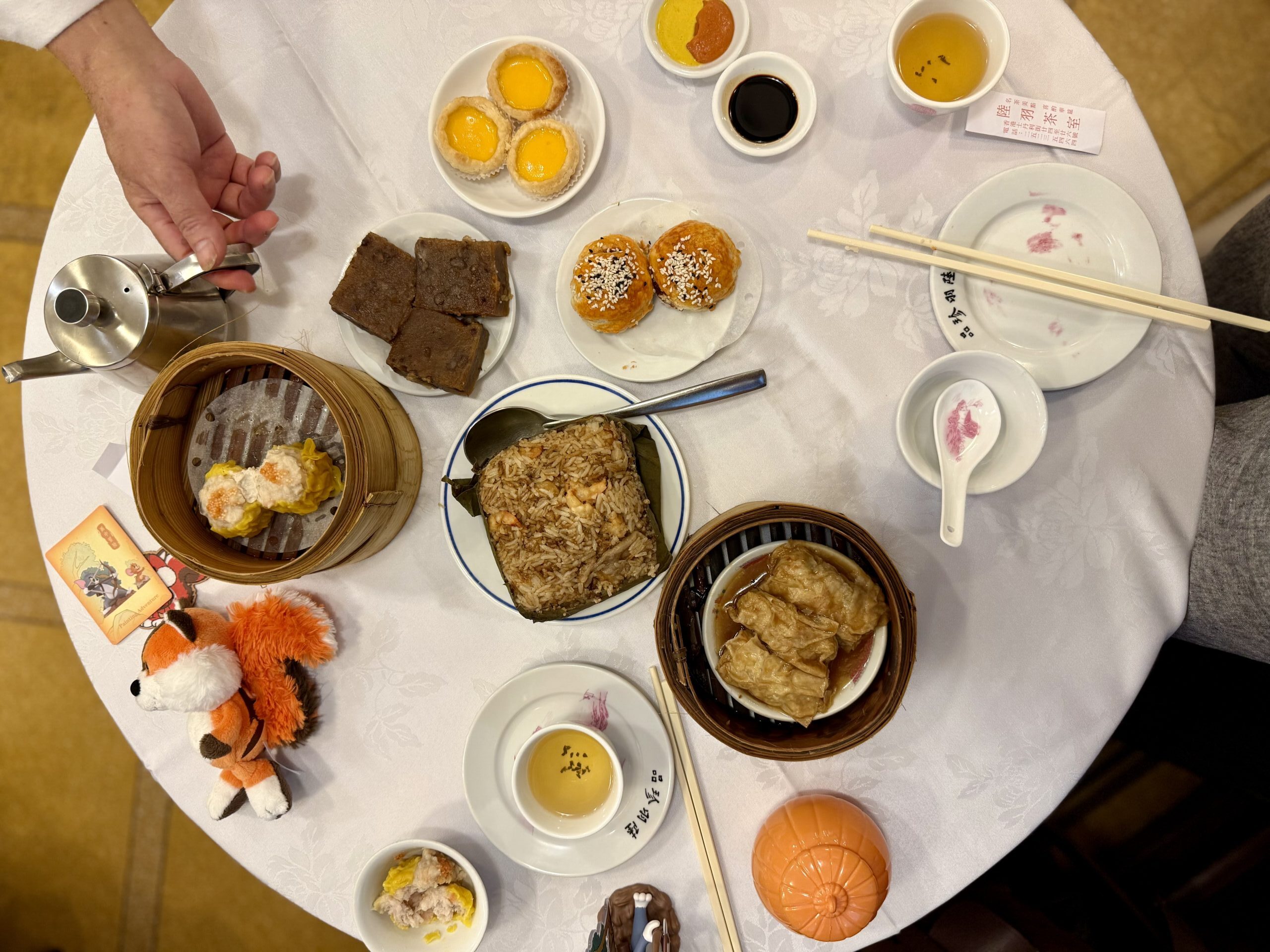 One of the best dim sum restaurants in Hong Kong, Luk Yu Tea House